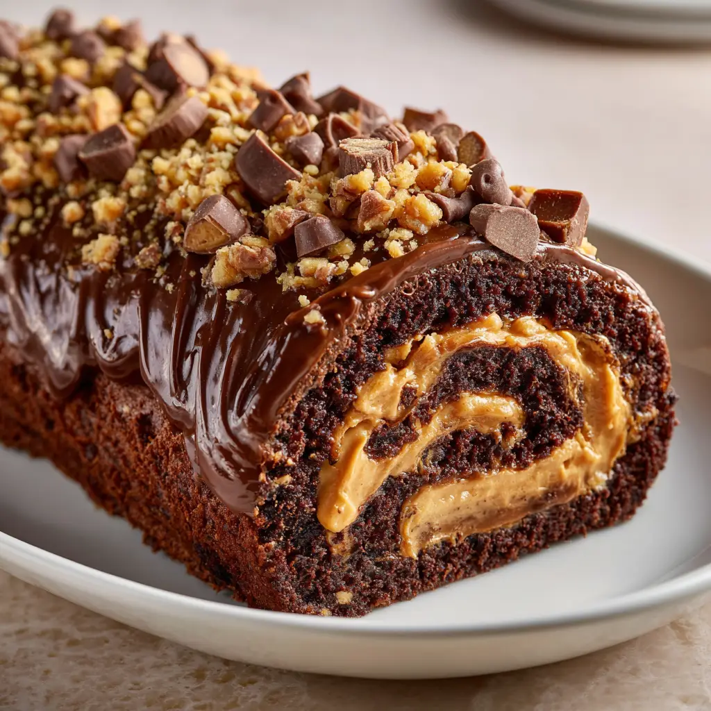 Irresistible Peanut Butter Cup Chocolate Roll You Can’t Resist!