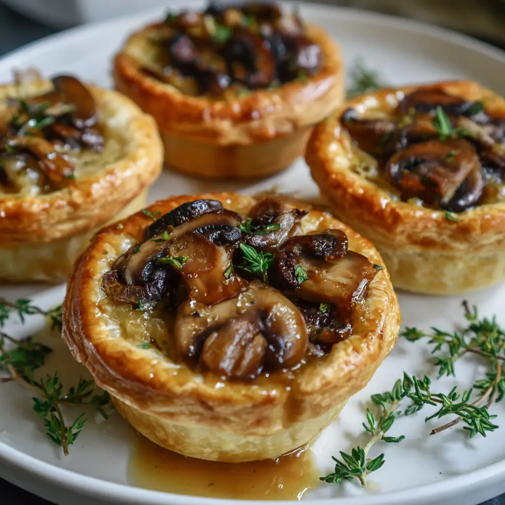 Mini Mushroom & Gruyère Pot Pies: A Comfort Food Delight!