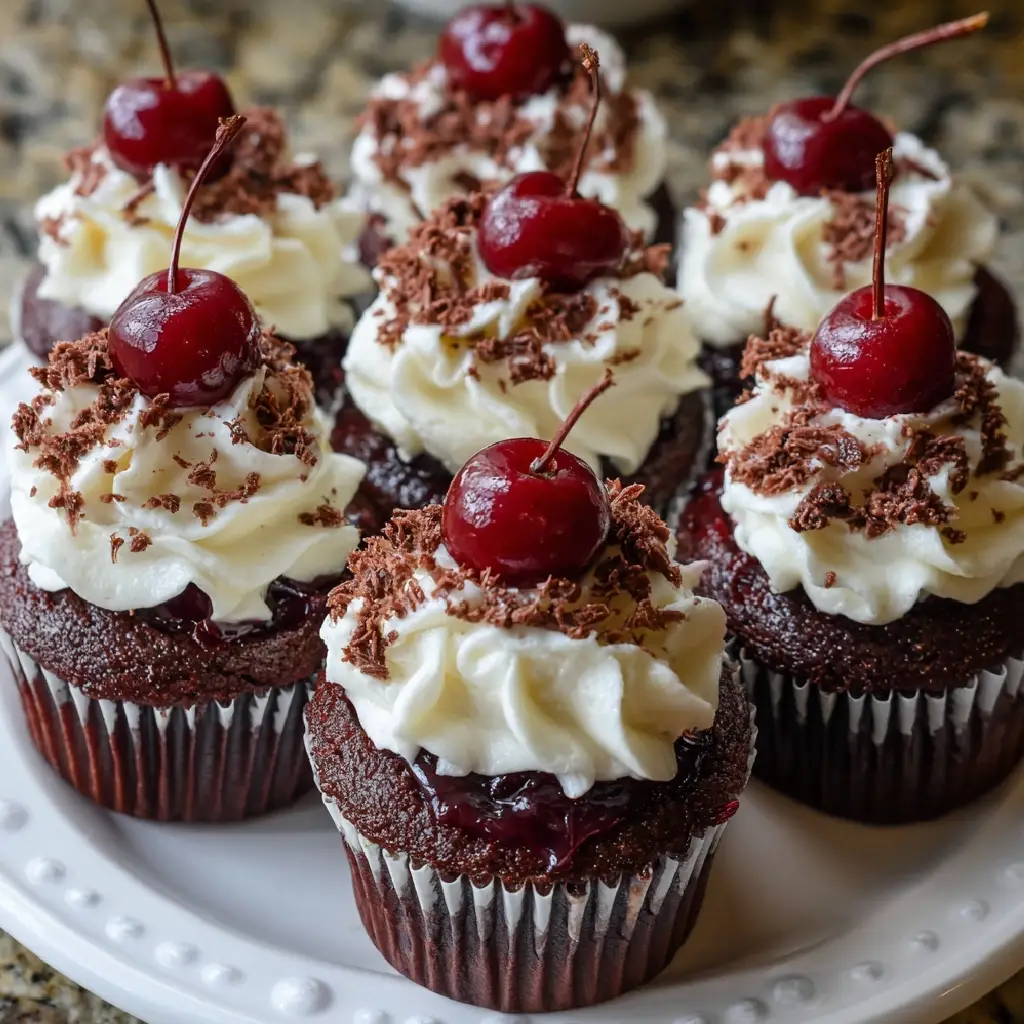 Black Forest Love Cupcakes: A Delightful Treat Awaits!