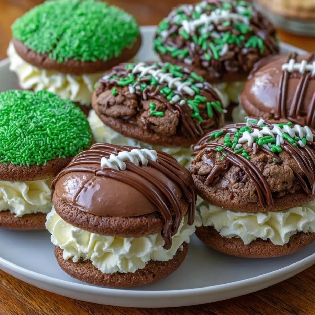 Ice Cream Football Sandwiches: The Ultimate Game Day Treat!
