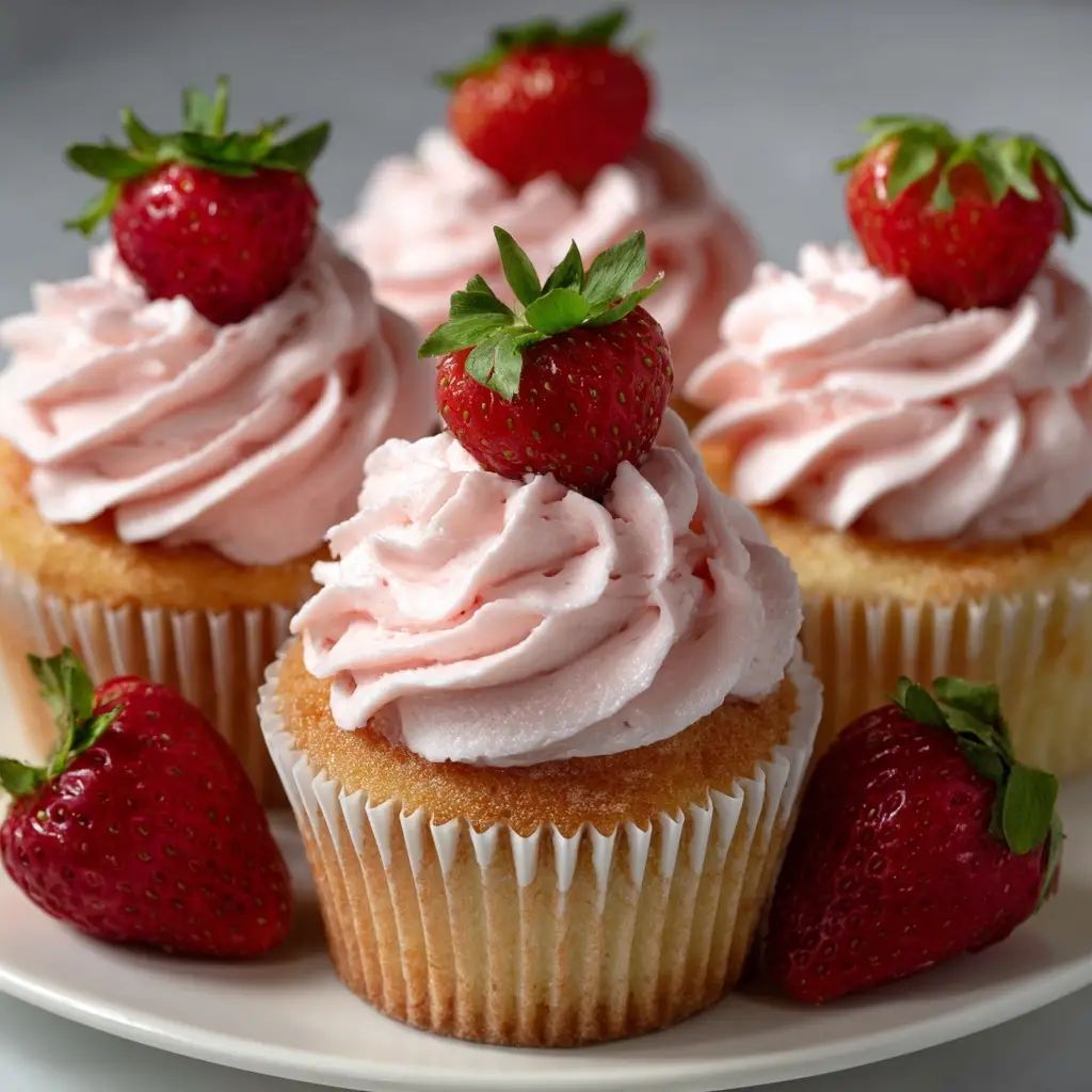 Strawberry Milkshake Cupcakes: A Sweet Delight to Bake!