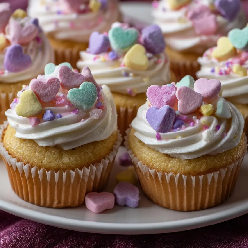 Conversation Heart Cupcakes: The Sweetest Valentine’s Treat!