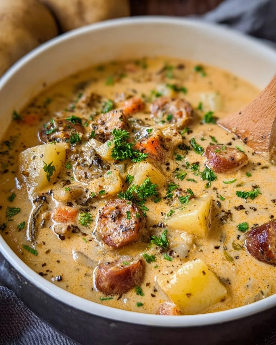 Creamy Potato Sausage Chowder