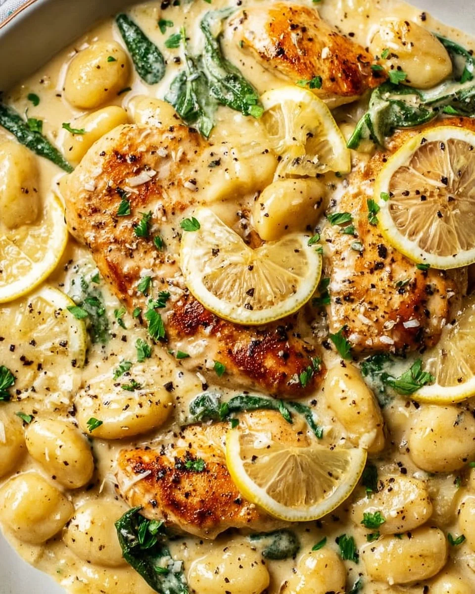 One-Pan Creamy Gnocchi with Chicken