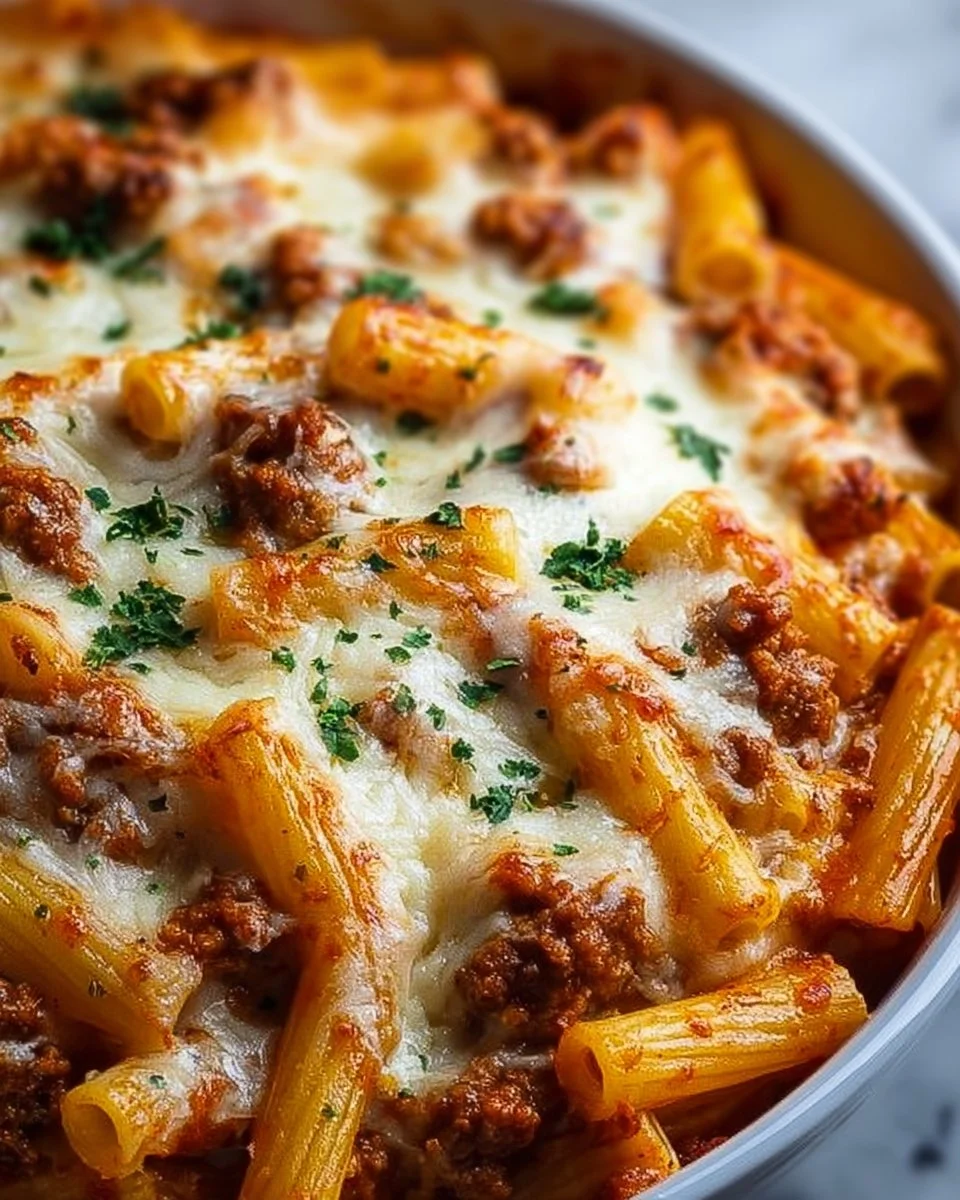 Ultimate Creamy Cheesy Baked Ziti Recipe