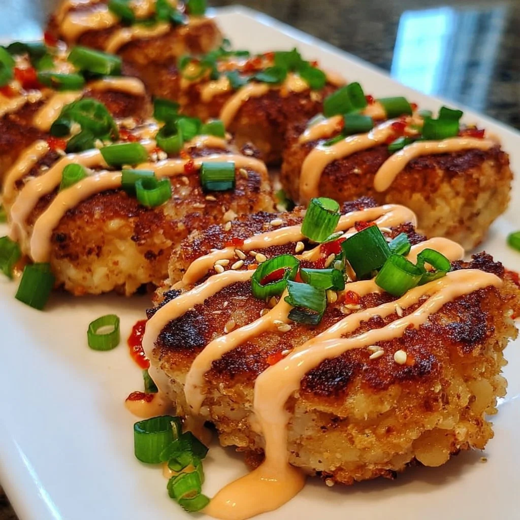Asian Tuna Cakes with Spicy Mayo