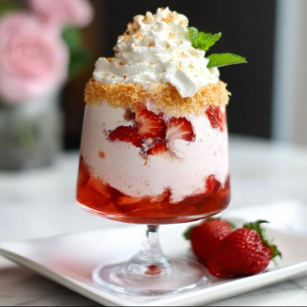 Baileys Strawberry Shortcake Cocktail