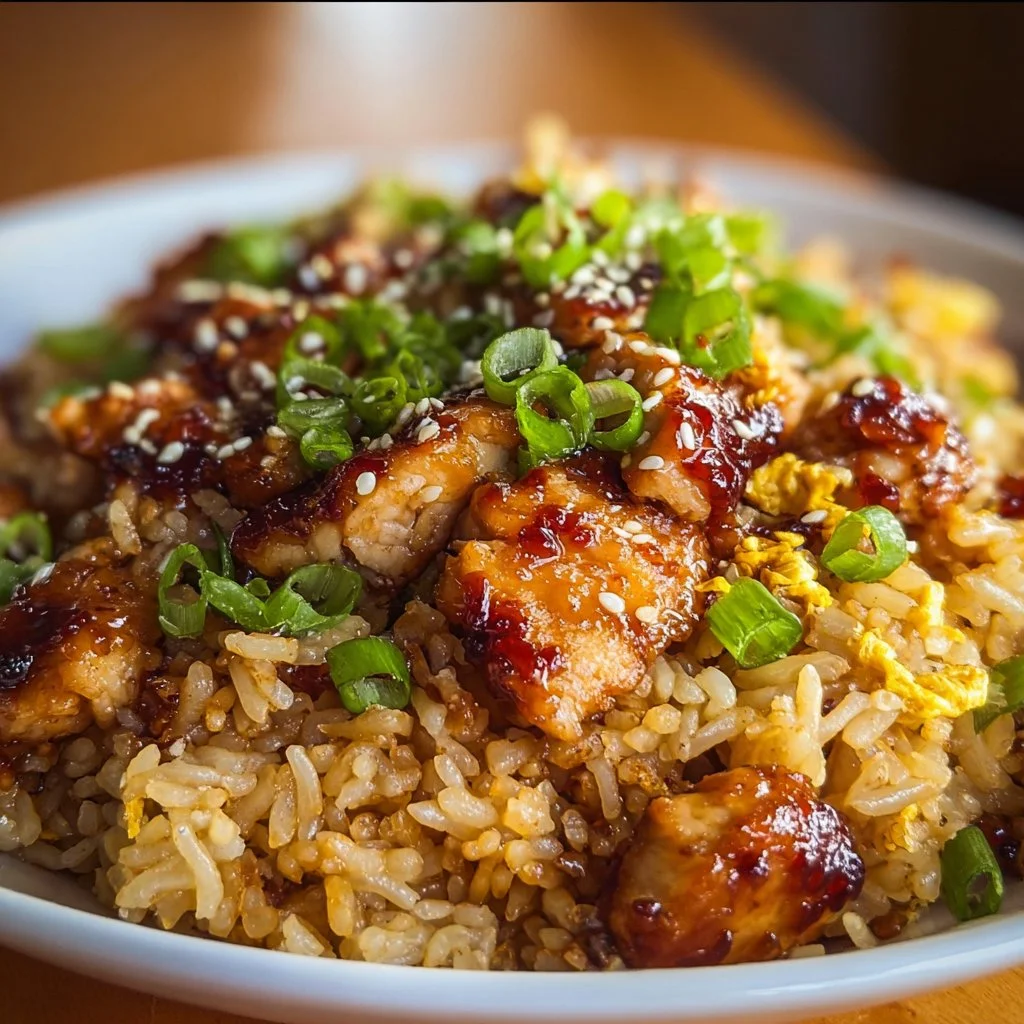 BBQ Chicken Fried Rice