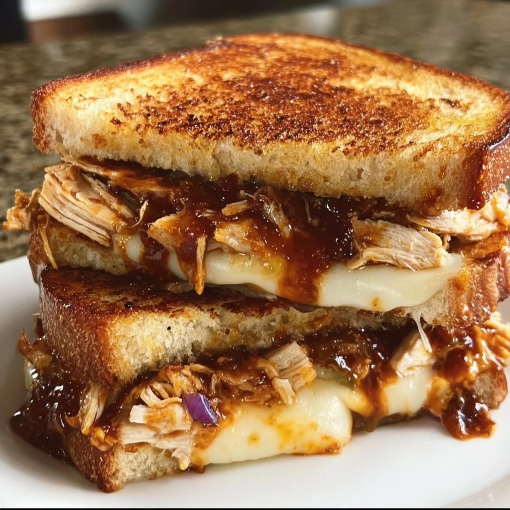 BBQ Chicken Grilled Cheese