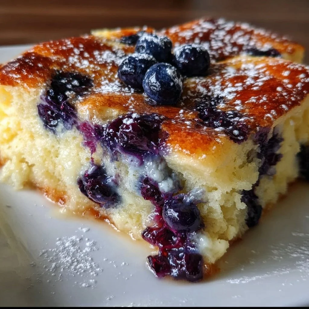 Blueberry Buttermilk Pancake Casserole