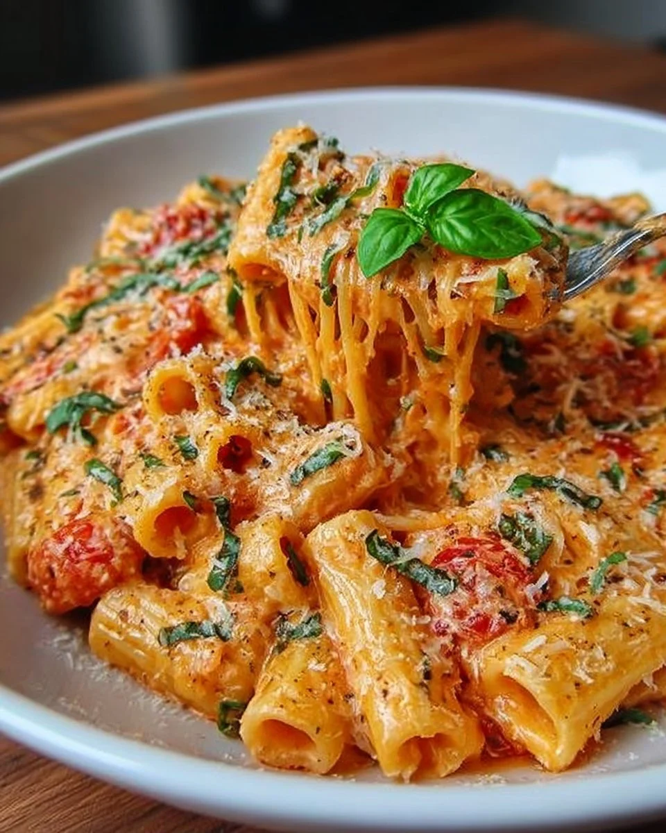 Creamy Tomato Garlic Pasta