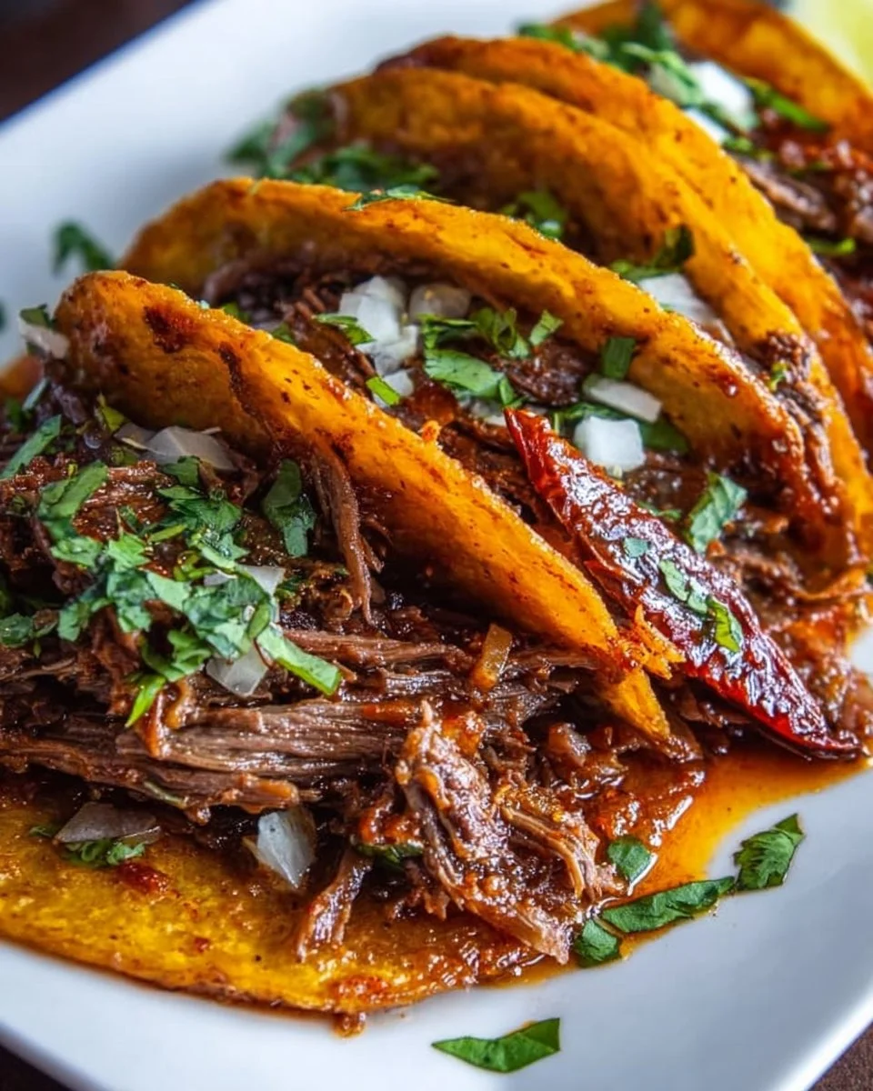 Crock Pot Birria Tacos Recipe