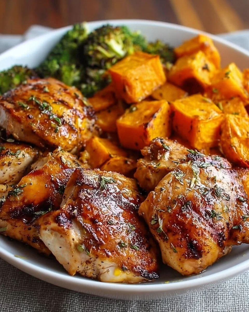 Grilled Chicken & Sweet Potato Bowl