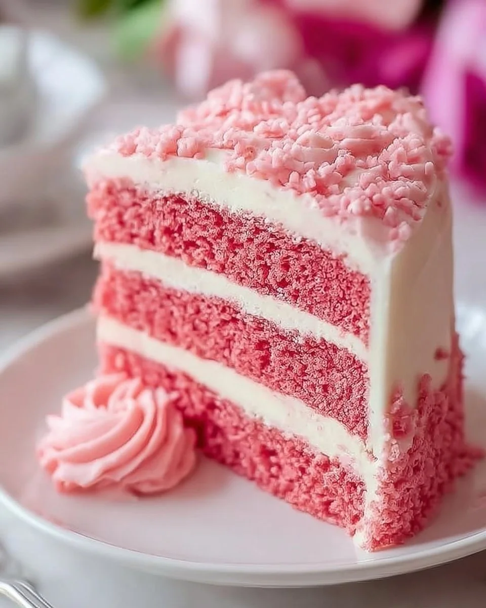 Irresistibly Soft Pink Velvet Cake Recipe