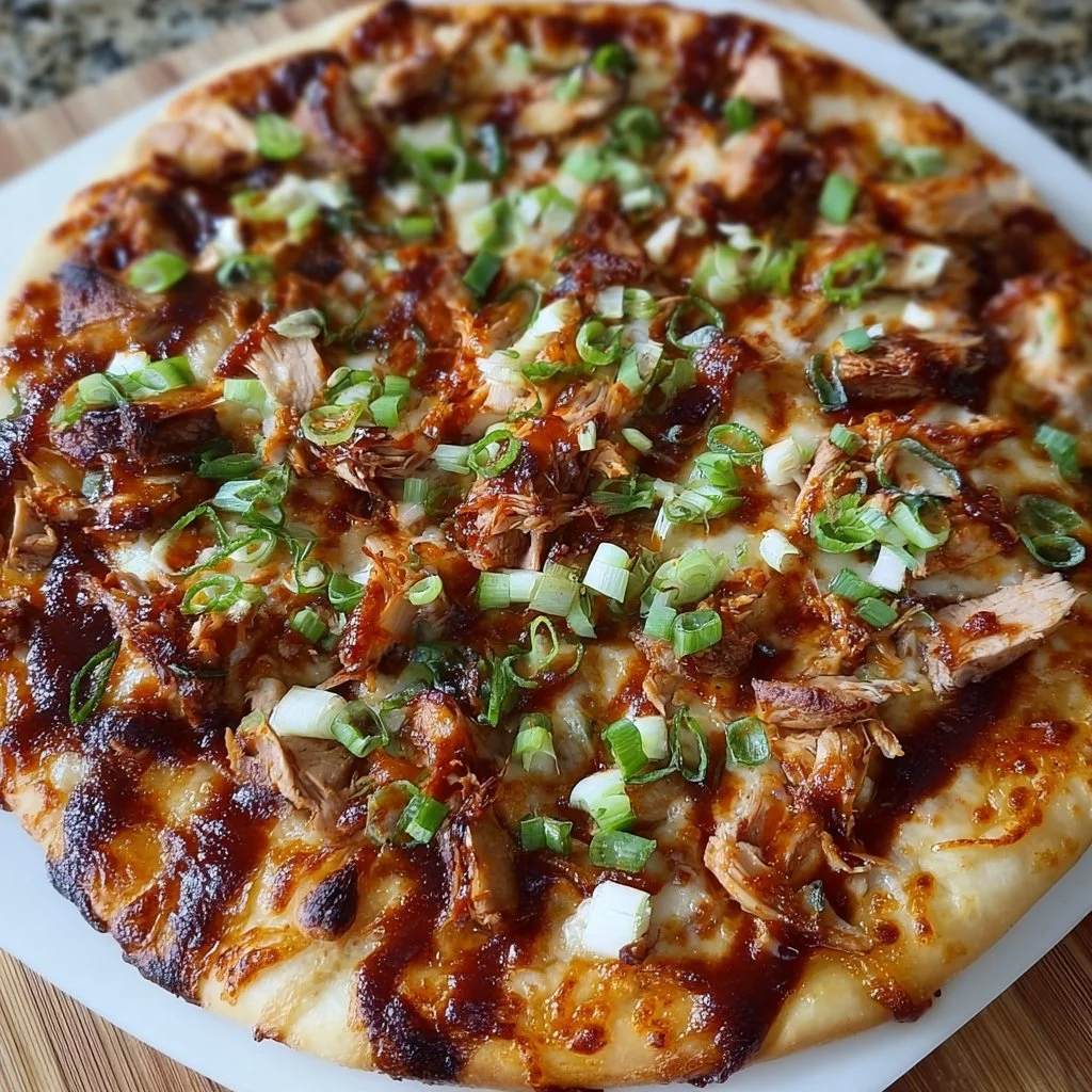 Korean Chicken BBQ Pizza