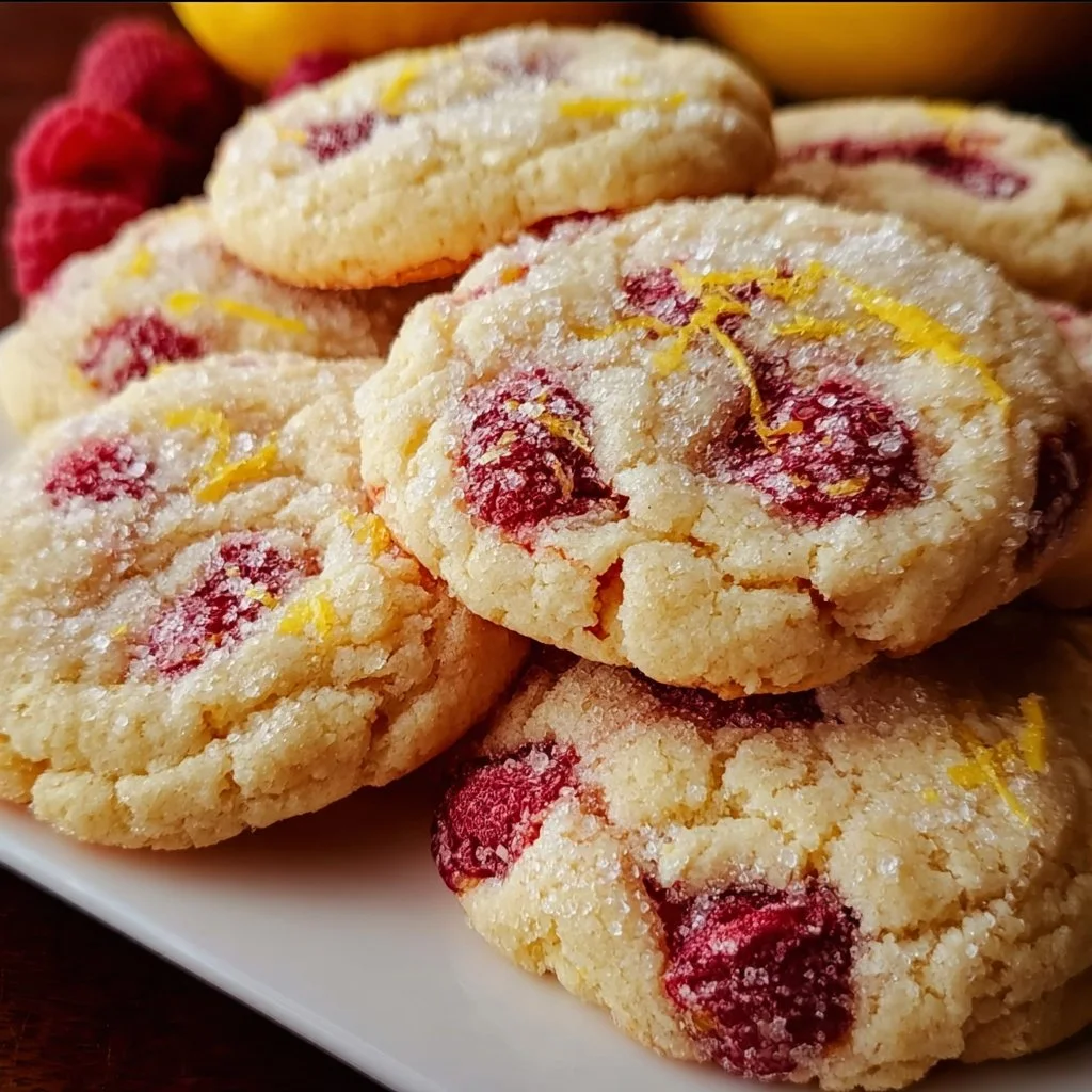 Lemon Raspberry Cookies