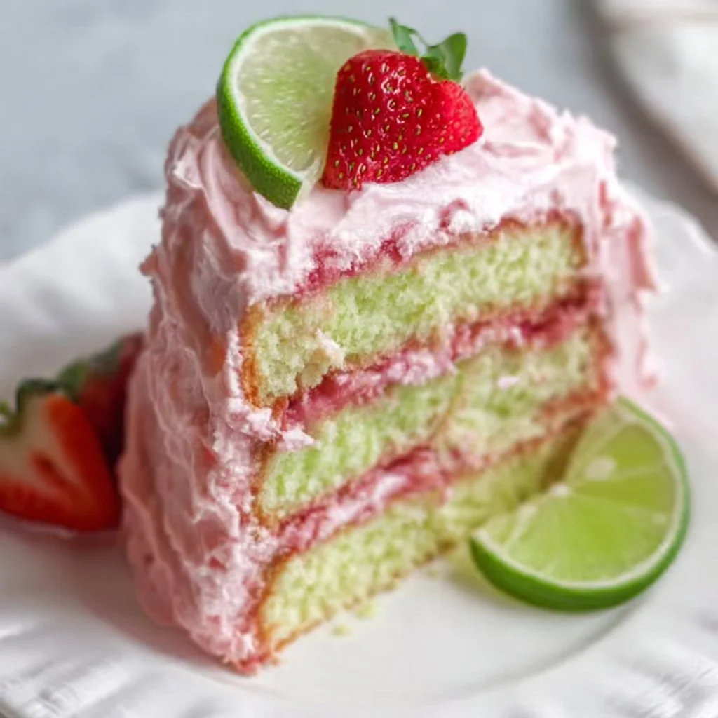 Strawberry Limeade Cake Recipe
