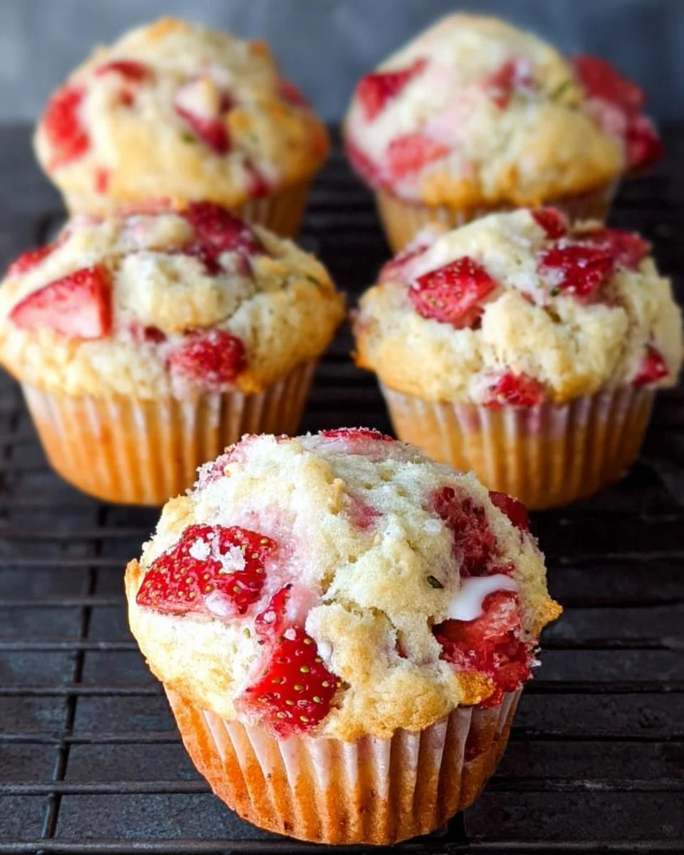 Strawberry Shortcake Muffins Recipe