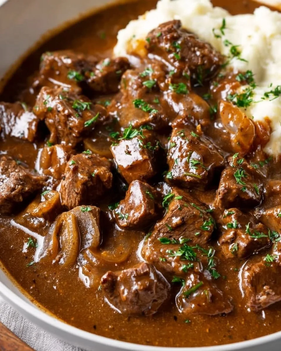 Beef Tips and Gravy