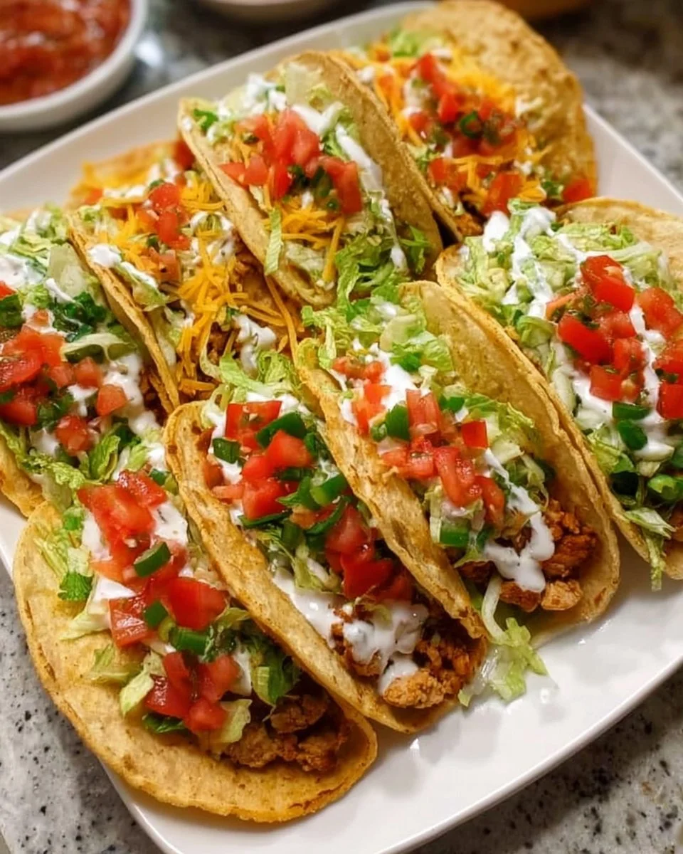 Chicken Smash Tacos