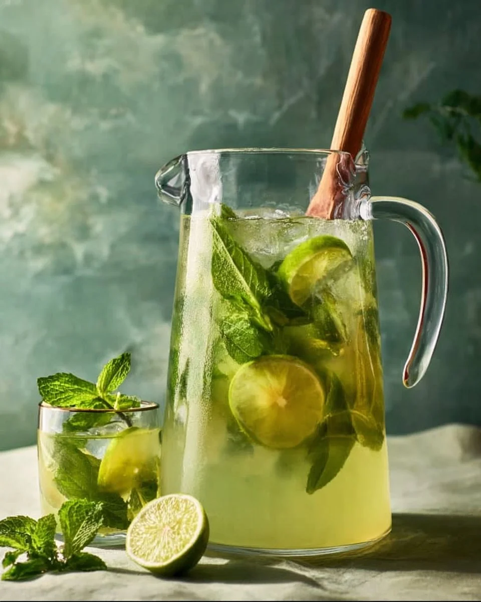 Fresh Mint Mojito Pitcher