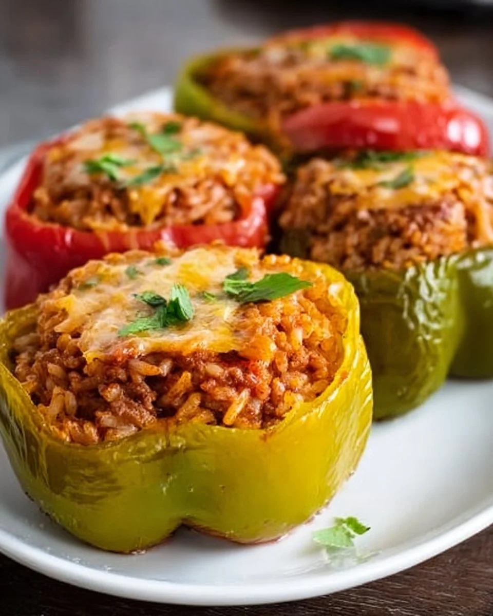 Instant Pot Stuffed Bell Peppers