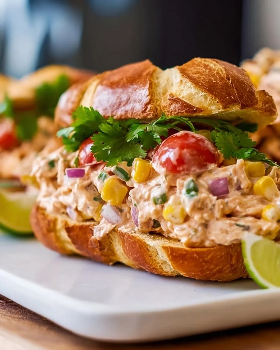 Mexican Chicken Salad Sandwich