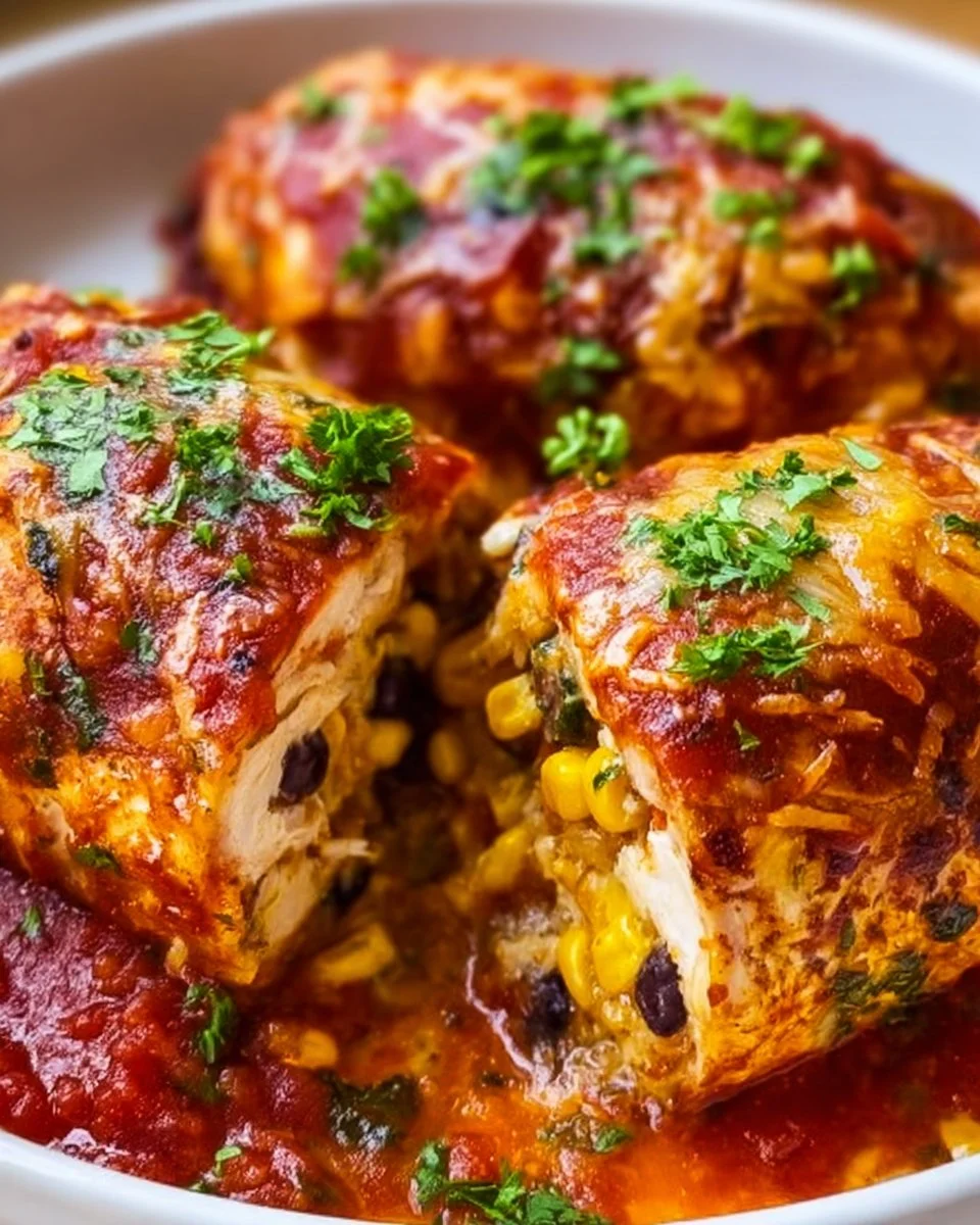 Mexican Stuffed Chicken