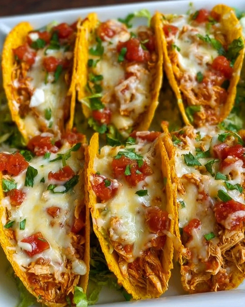 Oven Baked Chicken Tacos