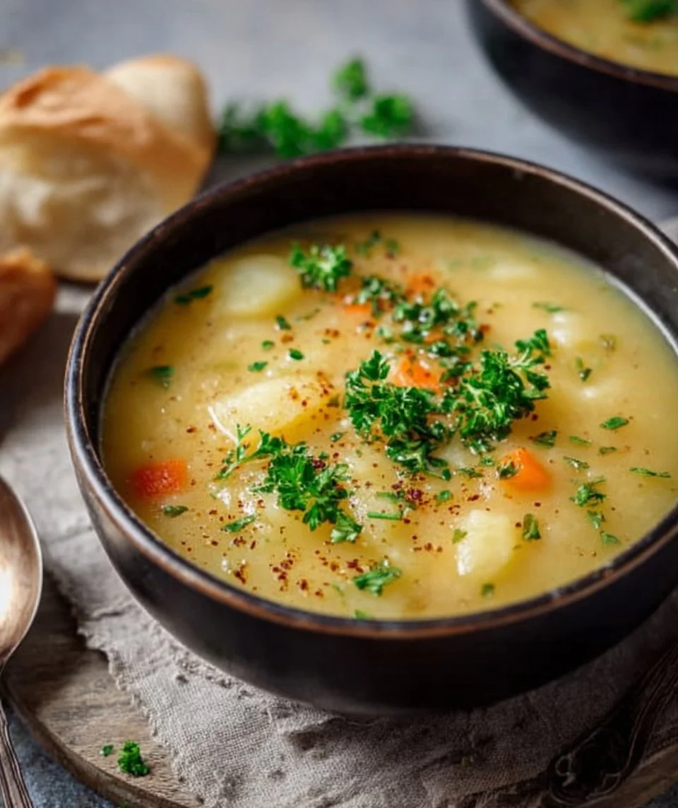 Simple Potato Soup Vegan