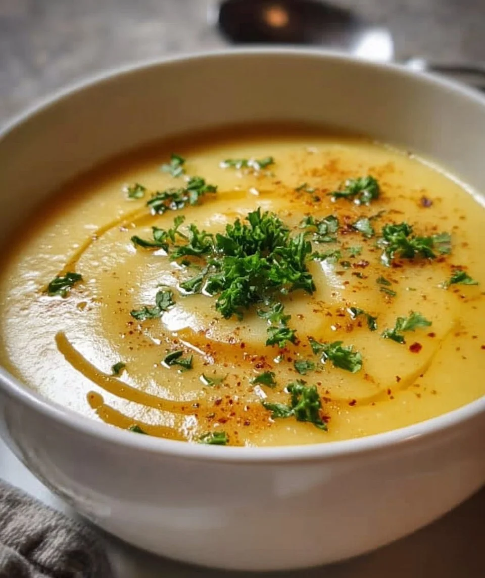 Simple Potato Soup Vegan
