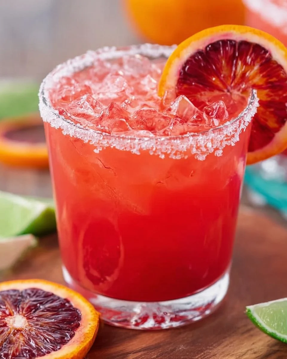 Smoky Blood Orange Margarita