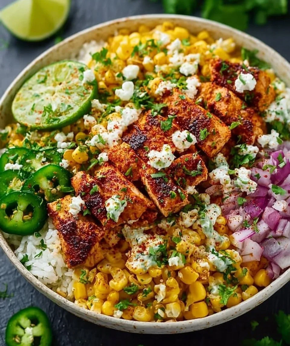 Street Corn Chicken Bowl