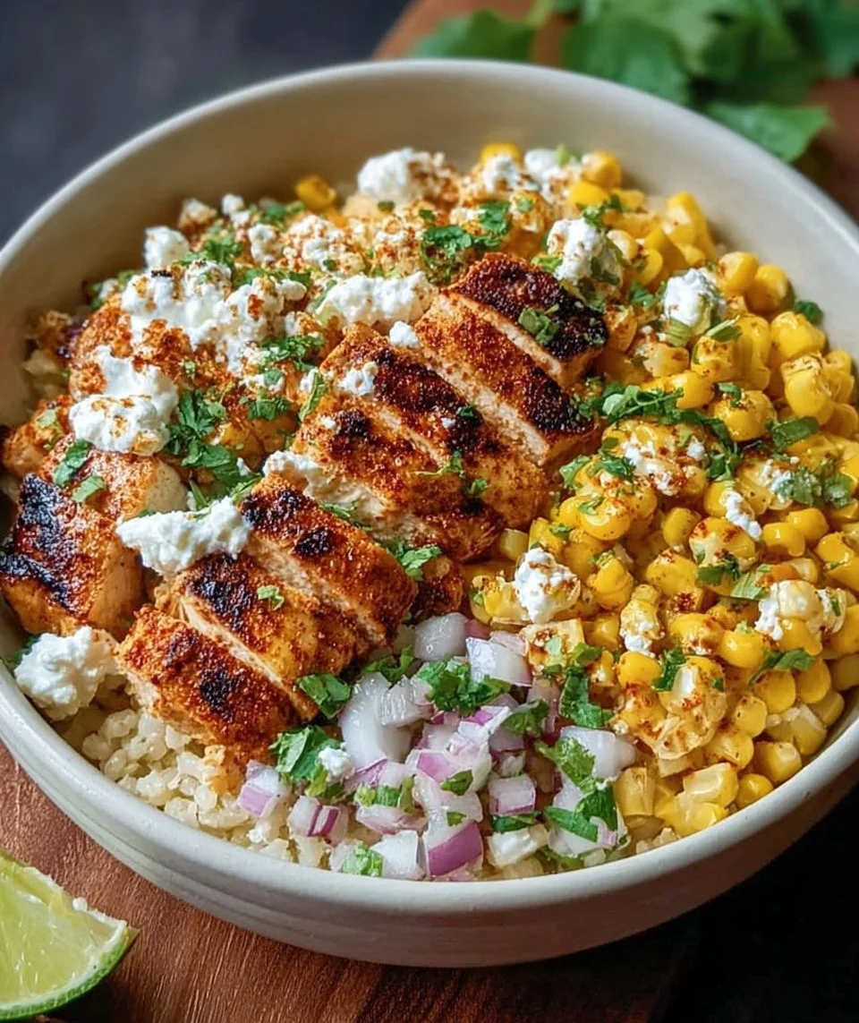 Street Corn Chicken Bowl