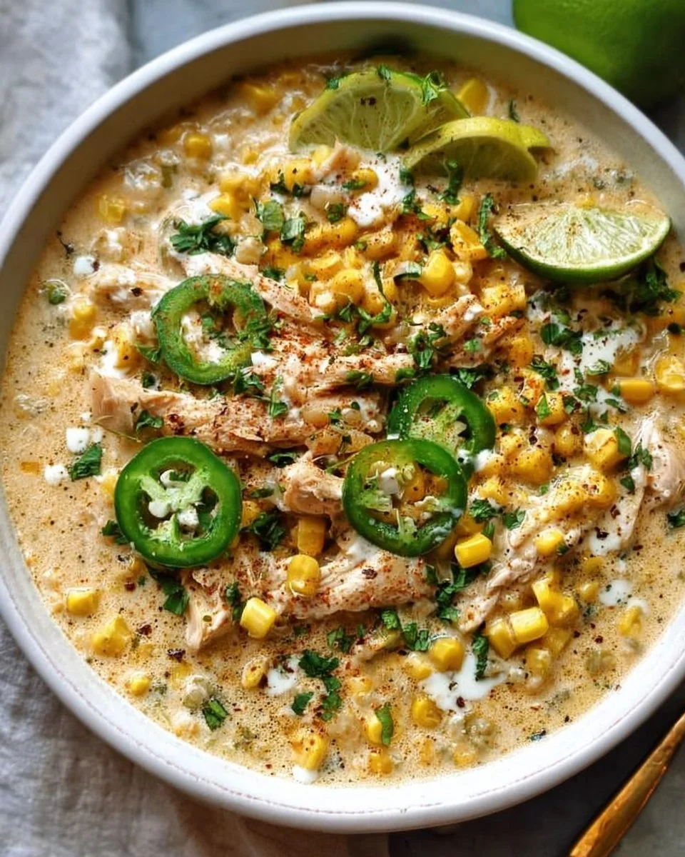 Street Corn White Chicken Chili