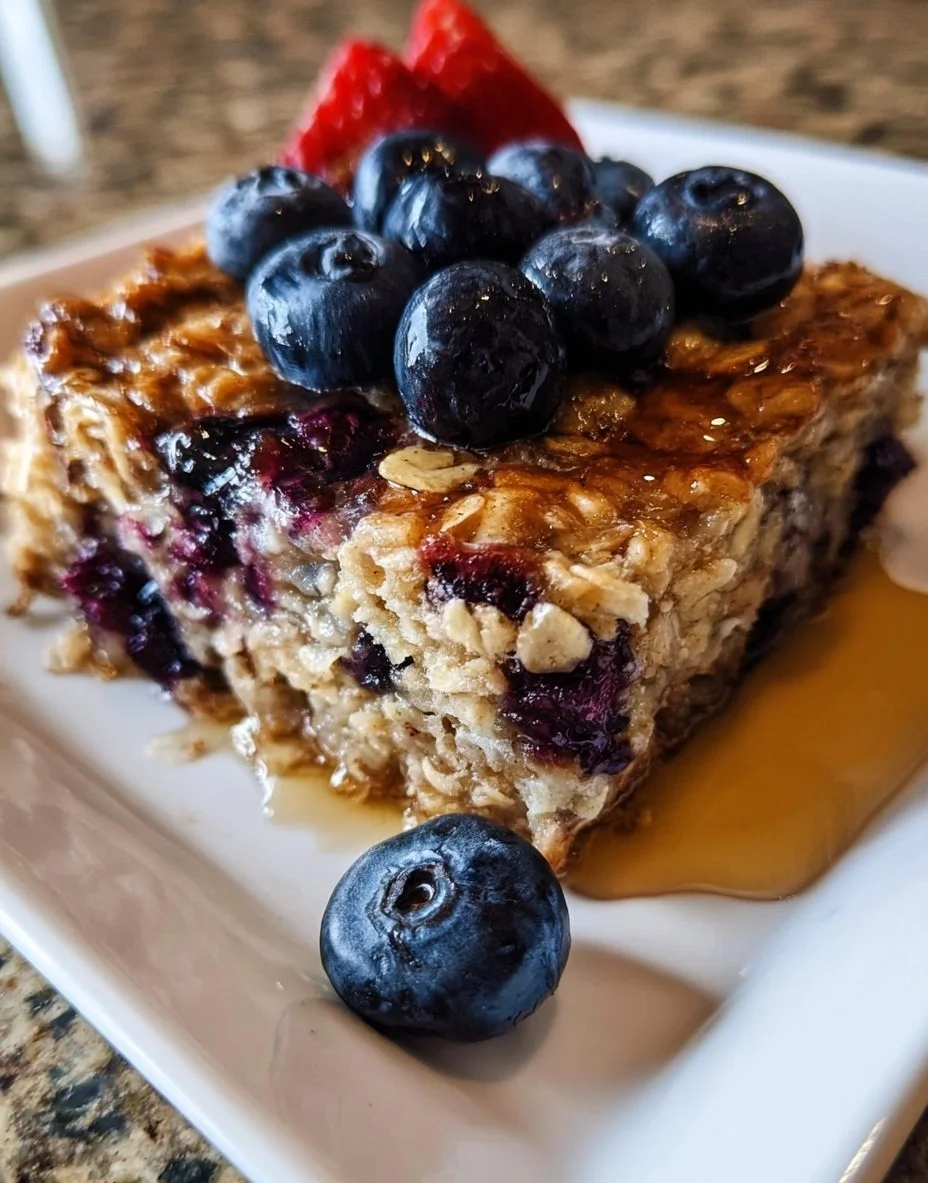 Baked Blueberry Oatmeal