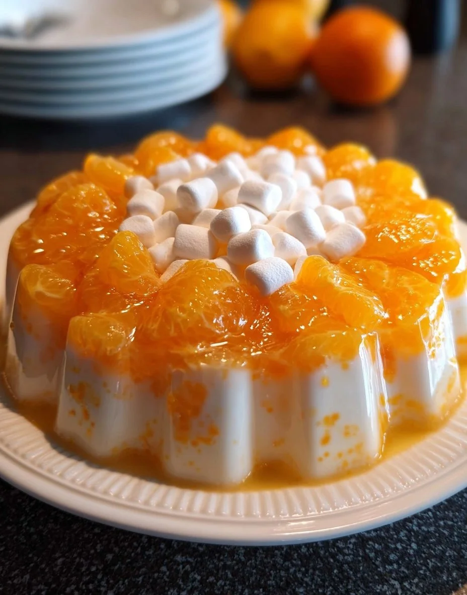 Creamy Mandarin Orange Jello Salad