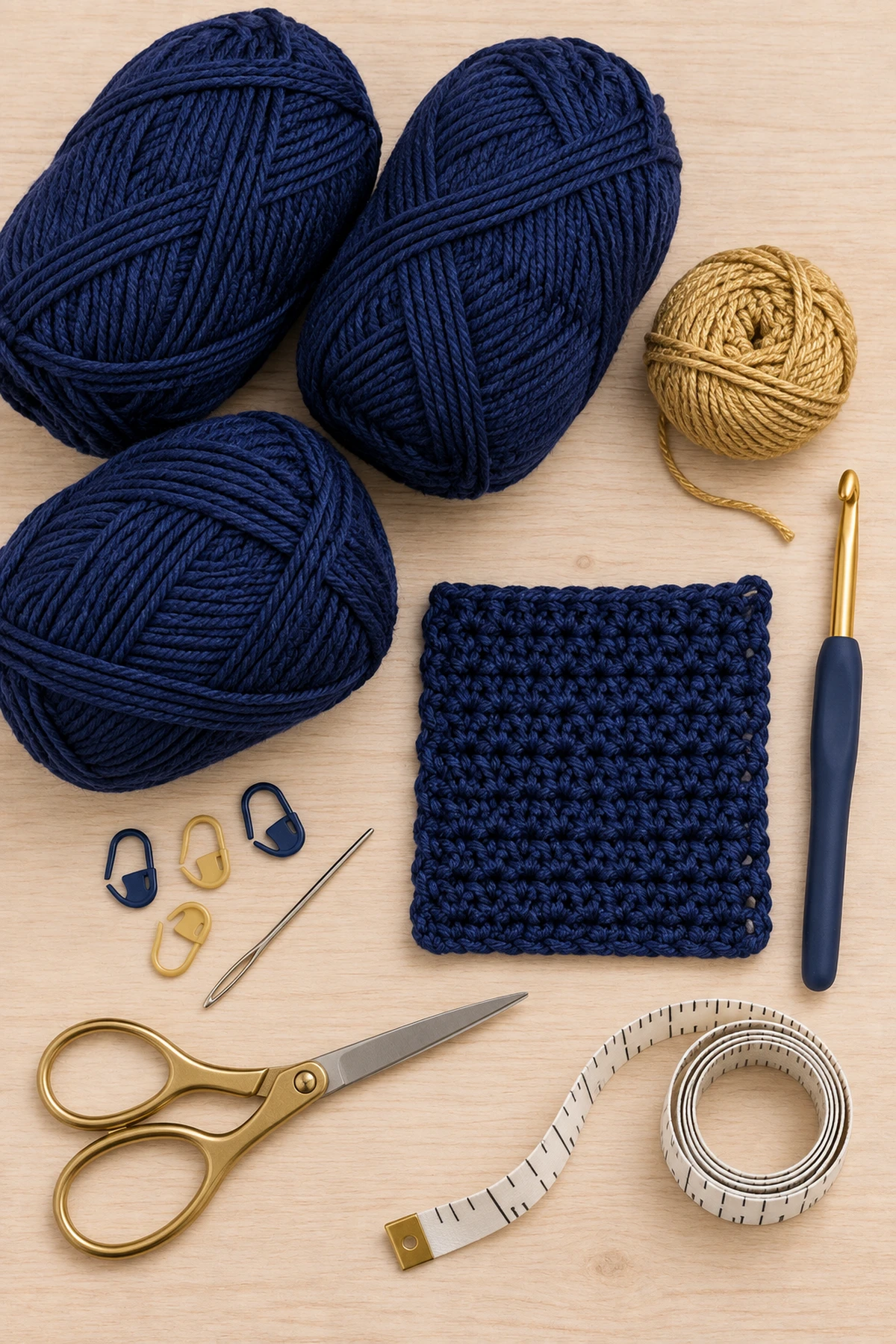 Women's Celestial Crochet Layering Top - materials