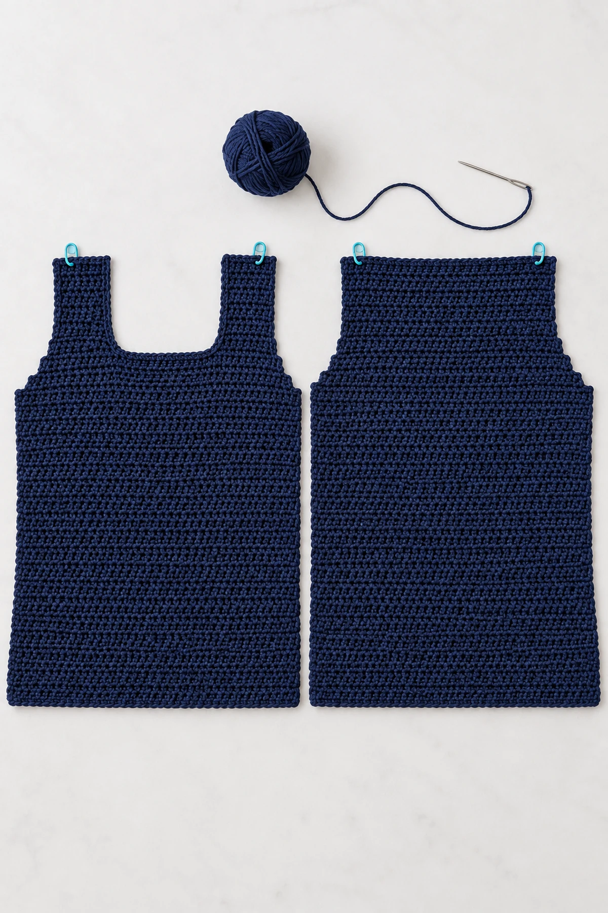 Women's Celestial Crochet Layering Top - progress-02